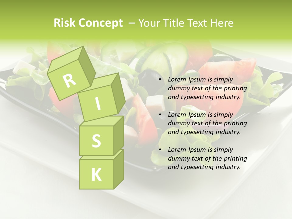 Salad Cheese Vitamin PowerPoint Template