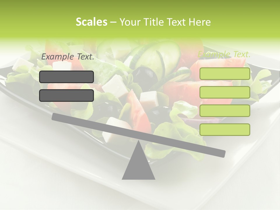 Salad Cheese Vitamin PowerPoint Template