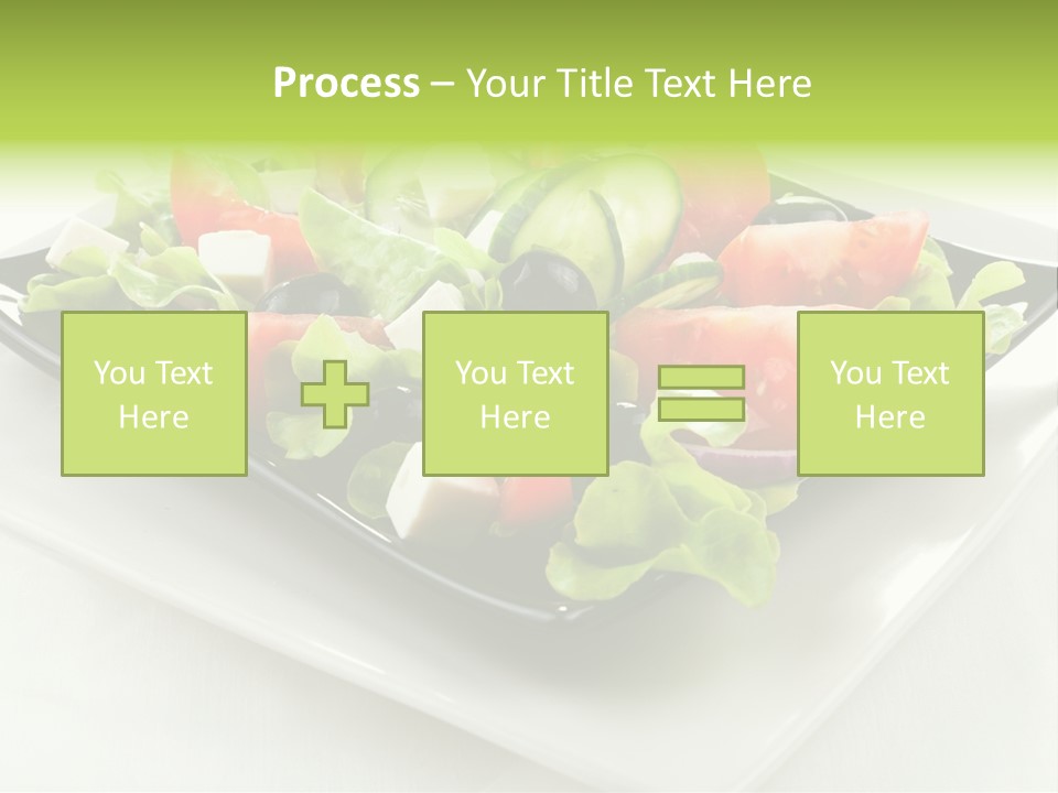 Salad Cheese Vitamin PowerPoint Template