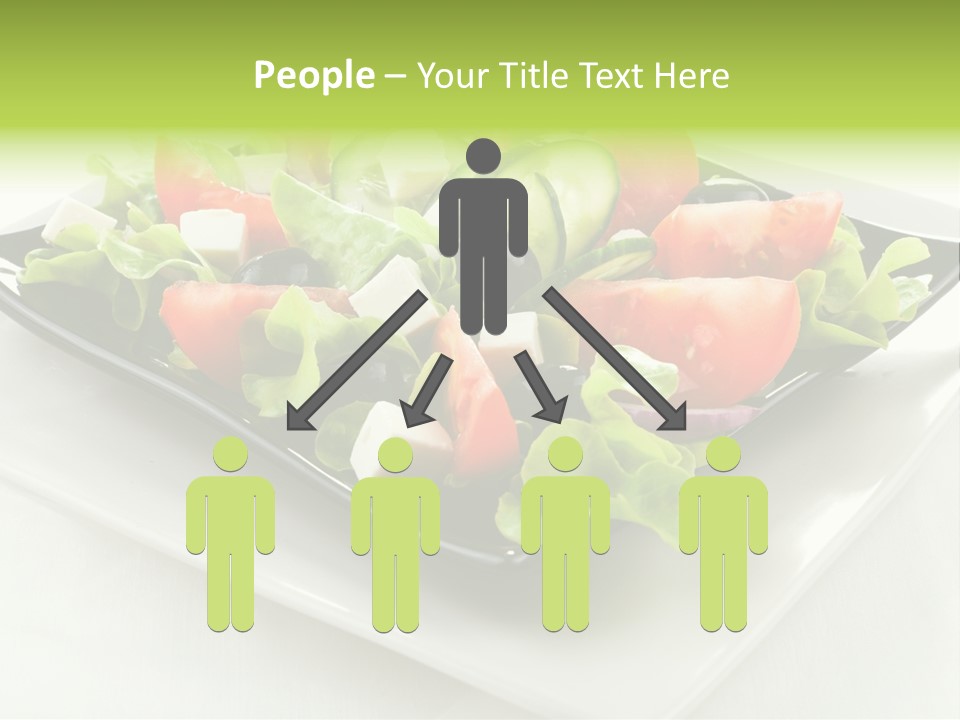 Salad Cheese Vitamin PowerPoint Template