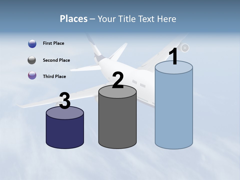 Fast Transportation Plane PowerPoint Template