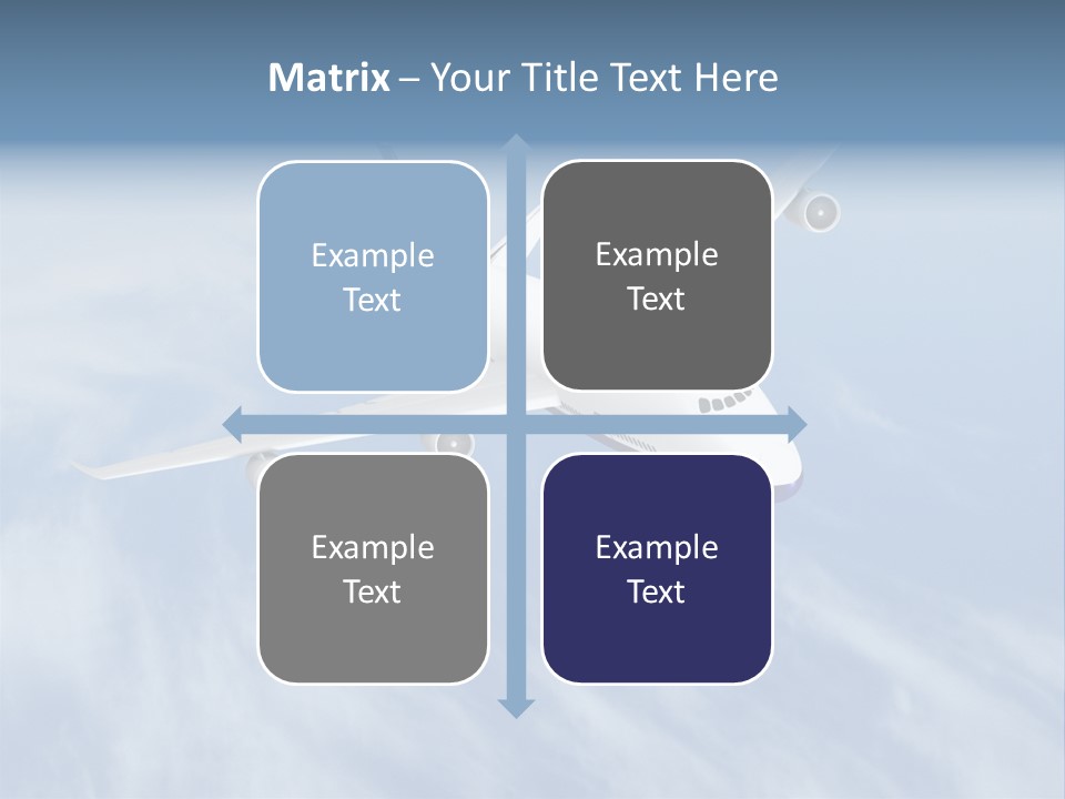 Fast Transportation Plane PowerPoint Template