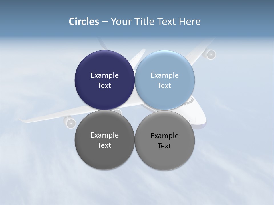 Fast Transportation Plane PowerPoint Template