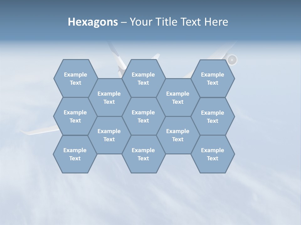 Fast Transportation Plane PowerPoint Template