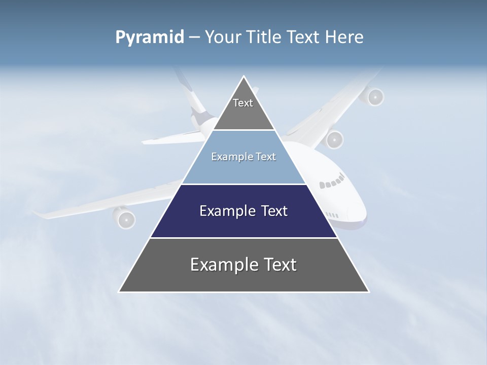 Fast Transportation Plane PowerPoint Template