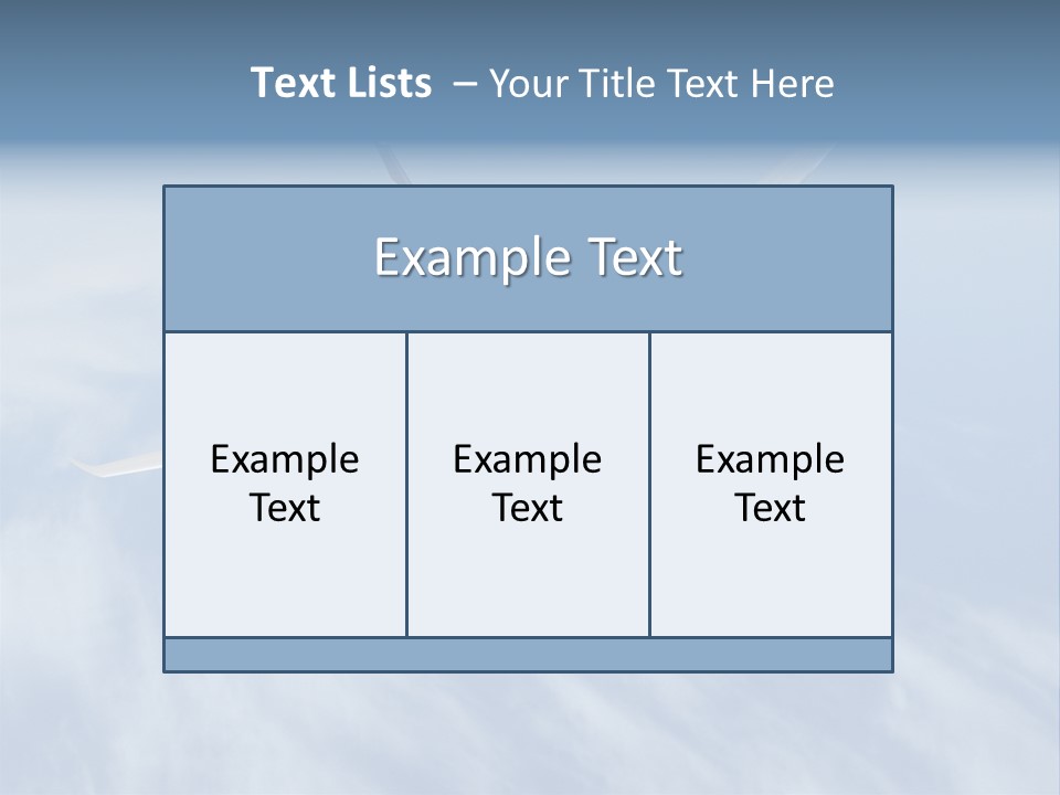 Fast Transportation Plane PowerPoint Template