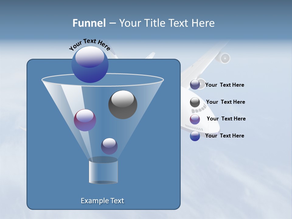 Fast Transportation Plane PowerPoint Template