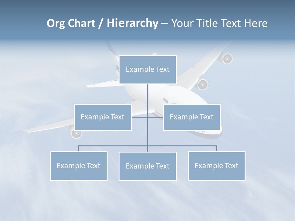 Fast Transportation Plane PowerPoint Template