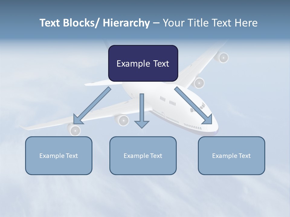 Fast Transportation Plane PowerPoint Template