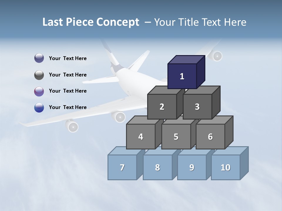 Fast Transportation Plane PowerPoint Template