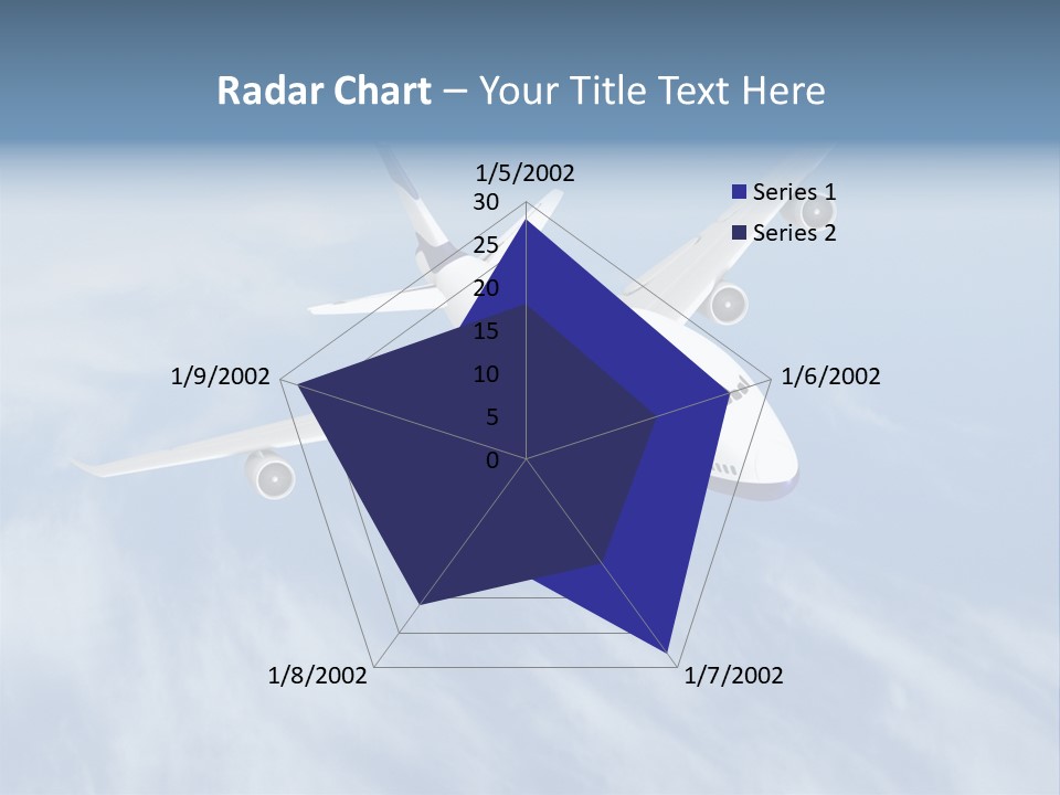 Fast Transportation Plane PowerPoint Template