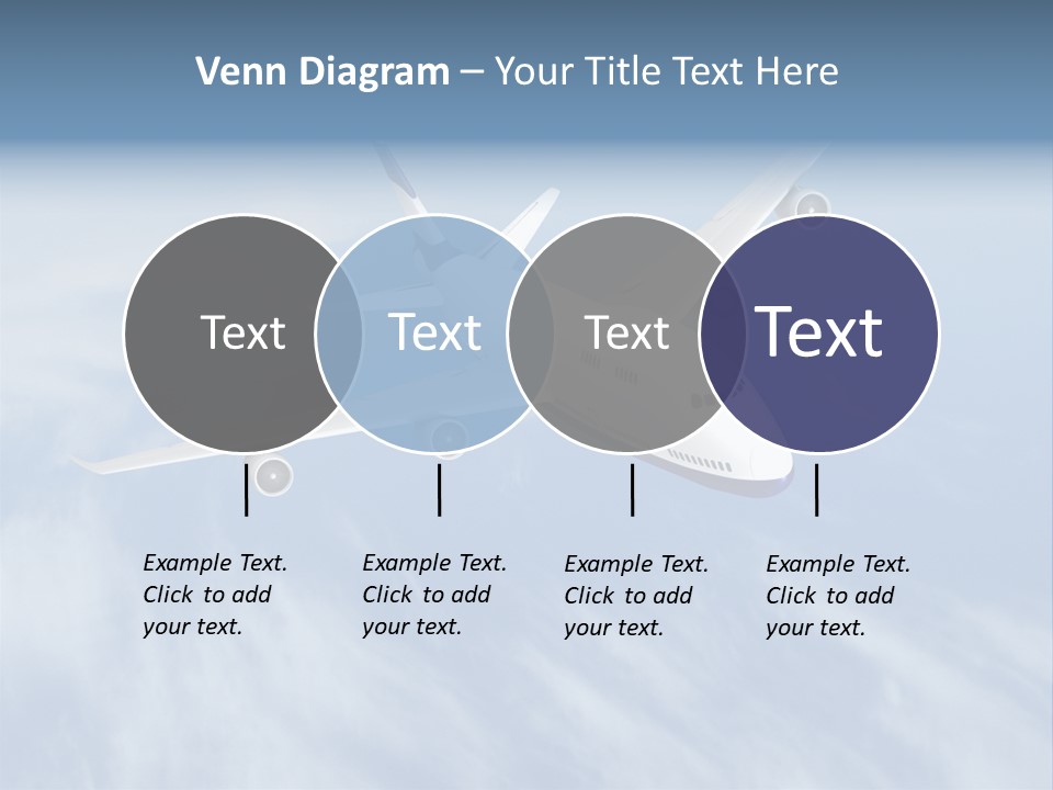 Fast Transportation Plane PowerPoint Template