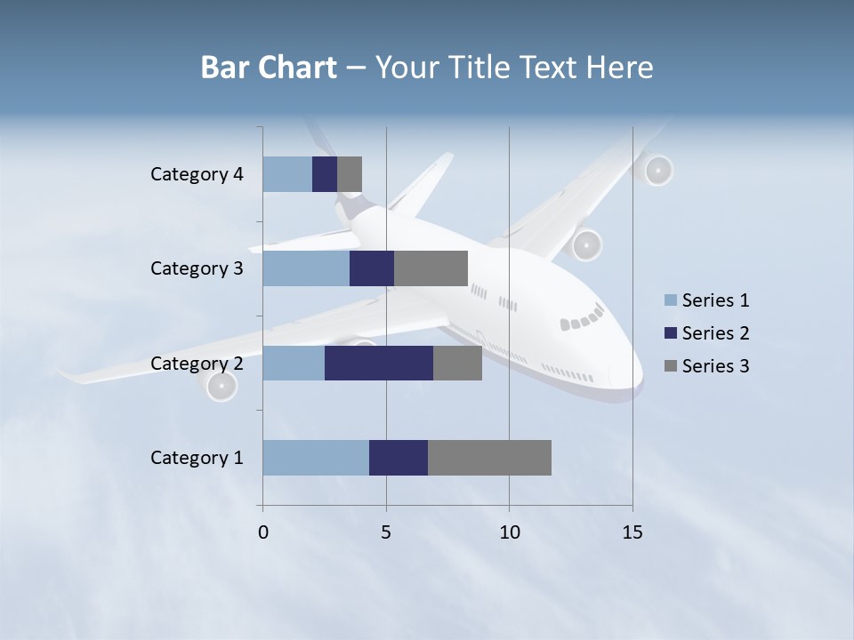 Fast Transportation Plane PowerPoint Template