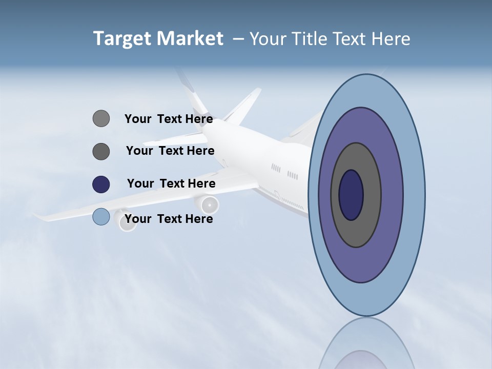 Fast Transportation Plane PowerPoint Template