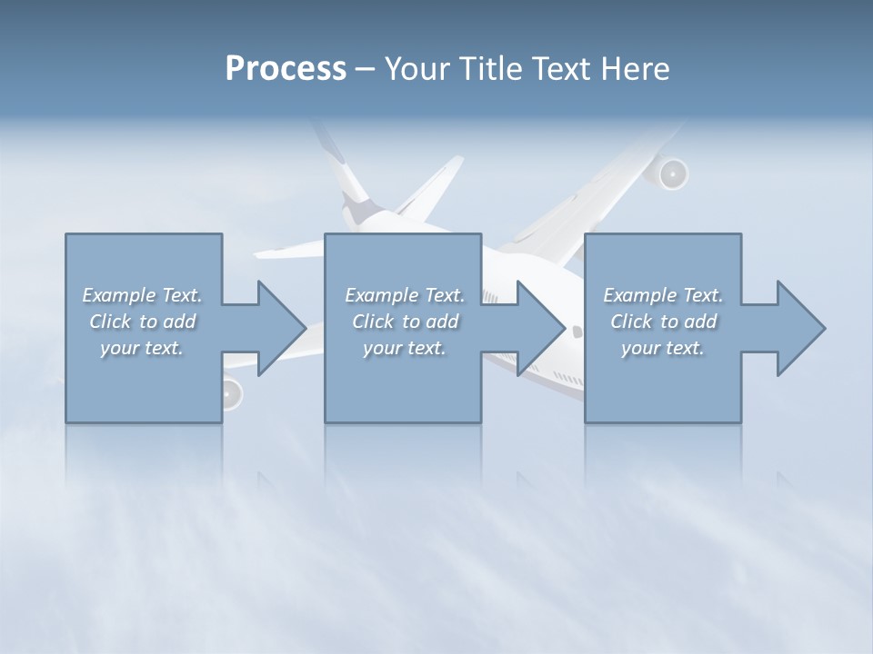 Fast Transportation Plane PowerPoint Template