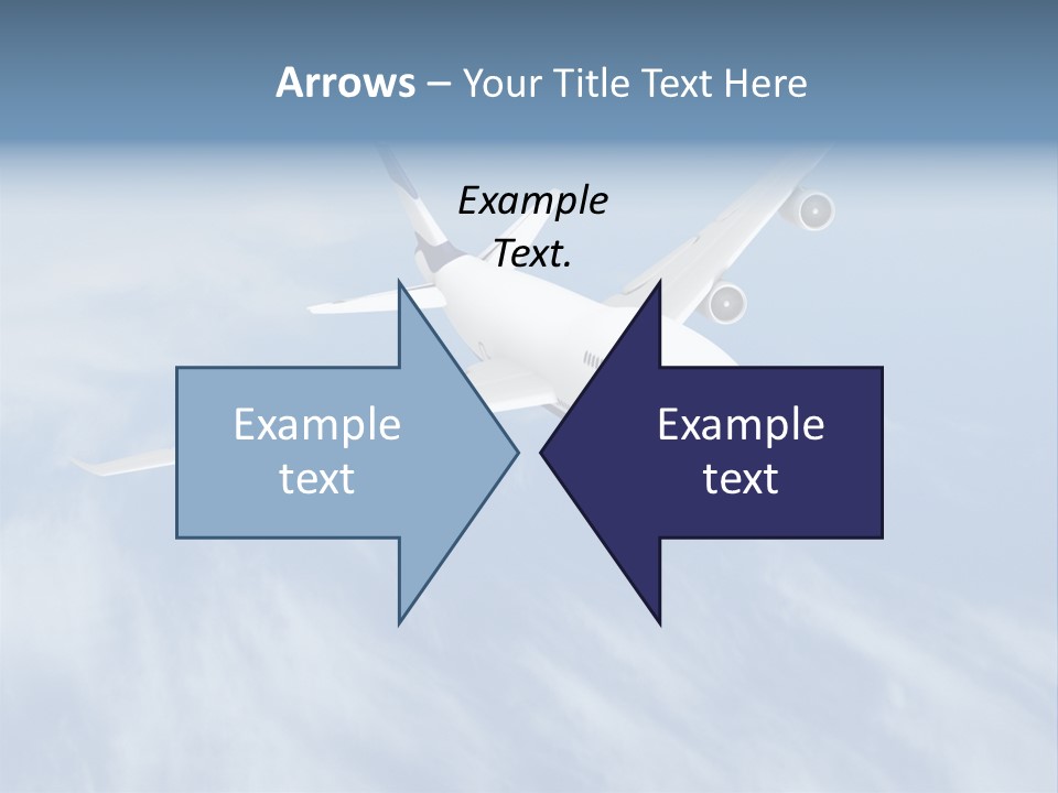 Fast Transportation Plane PowerPoint Template