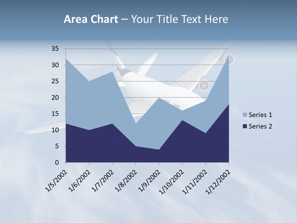 Fast Transportation Plane PowerPoint Template