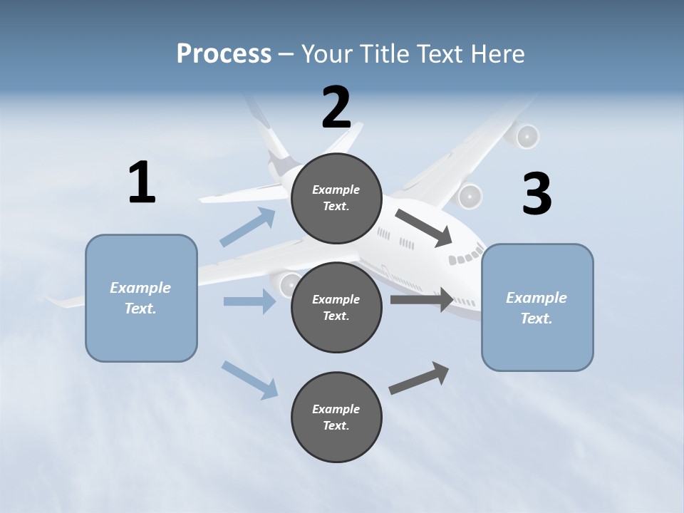 Fast Transportation Plane PowerPoint Template
