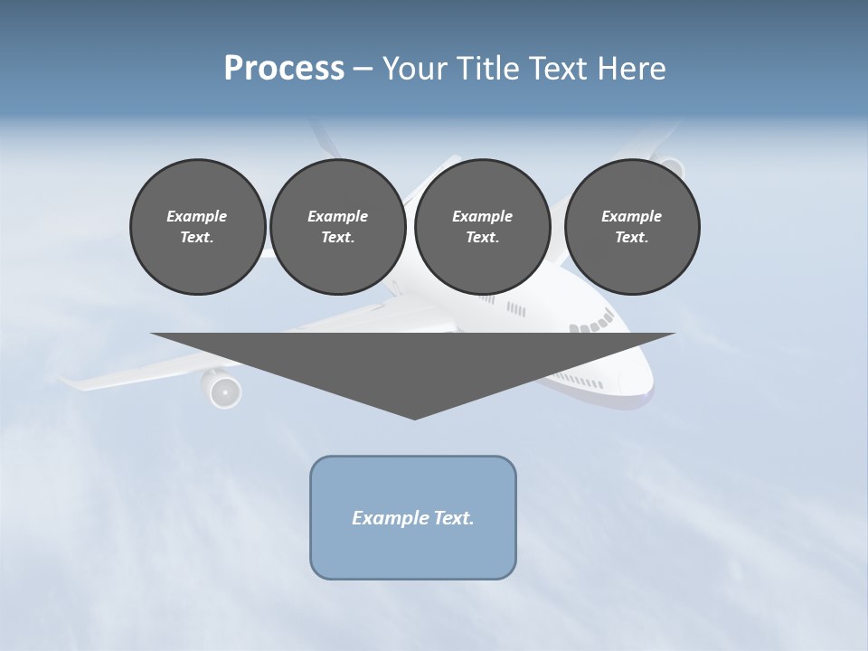 Fast Transportation Plane PowerPoint Template