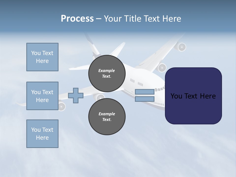 Fast Transportation Plane PowerPoint Template