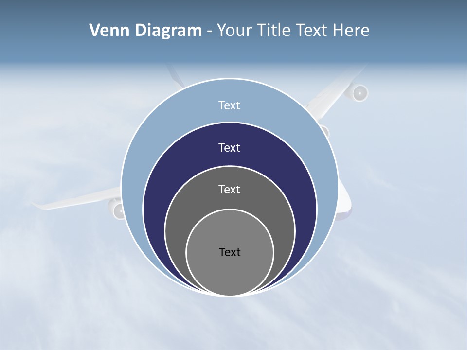 Fast Transportation Plane PowerPoint Template