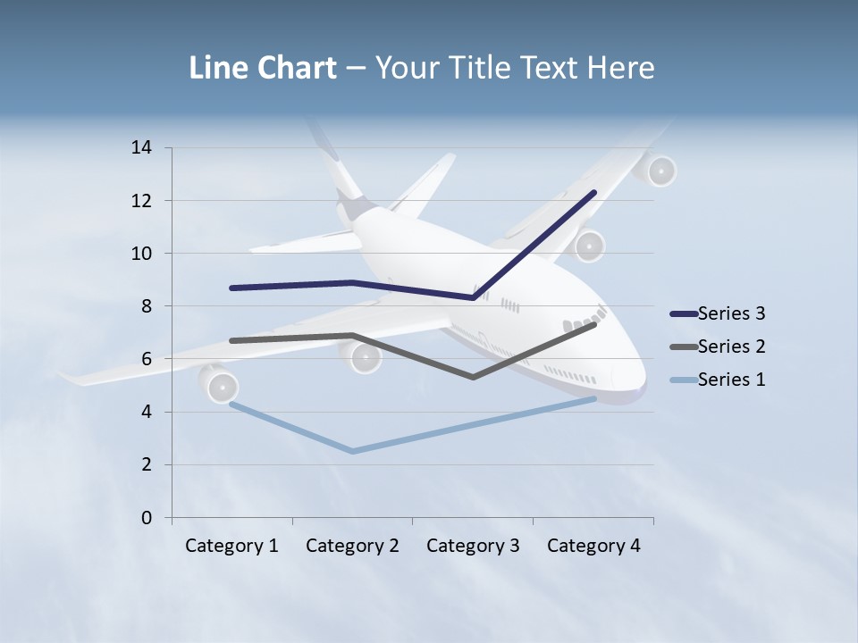 Fast Transportation Plane PowerPoint Template