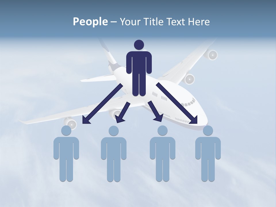 Fast Transportation Plane PowerPoint Template