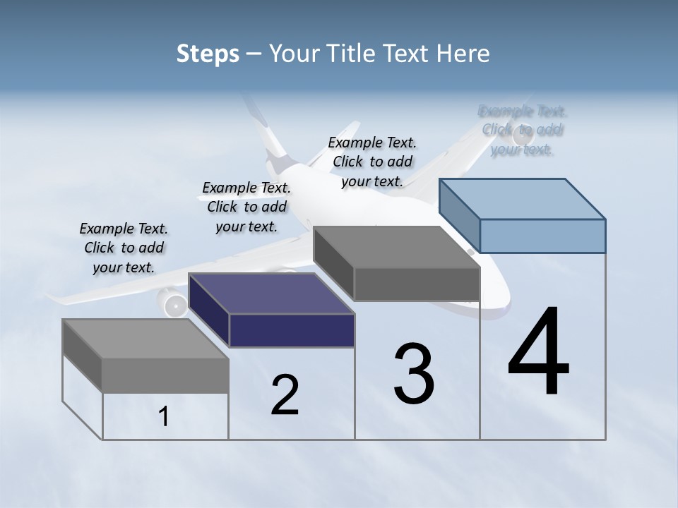 Fast Transportation Plane PowerPoint Template