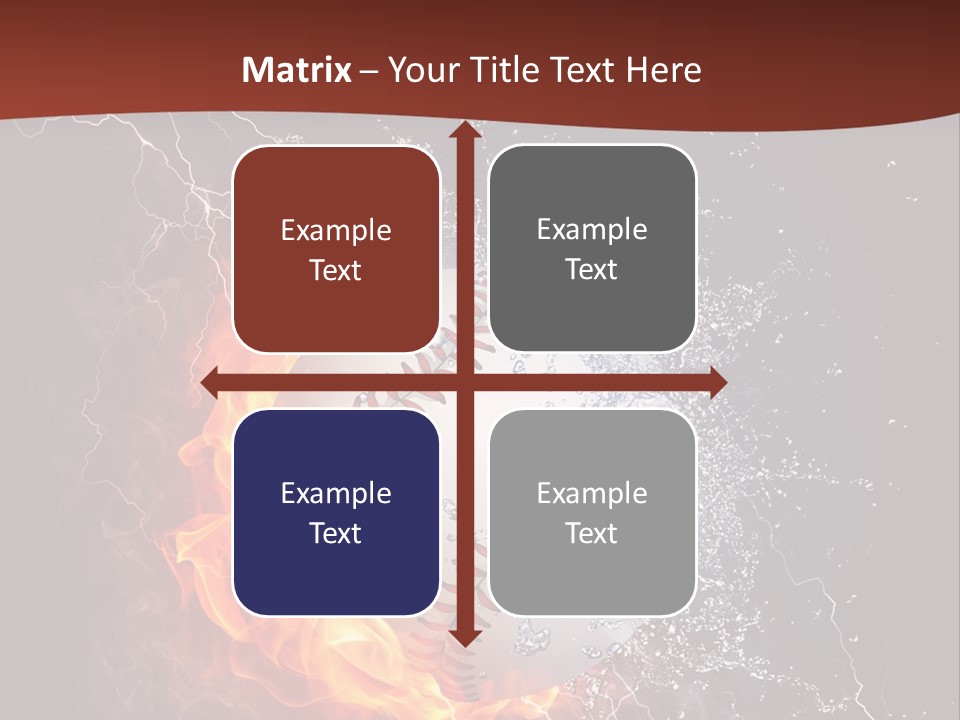 Liquid Sign Art PowerPoint Template