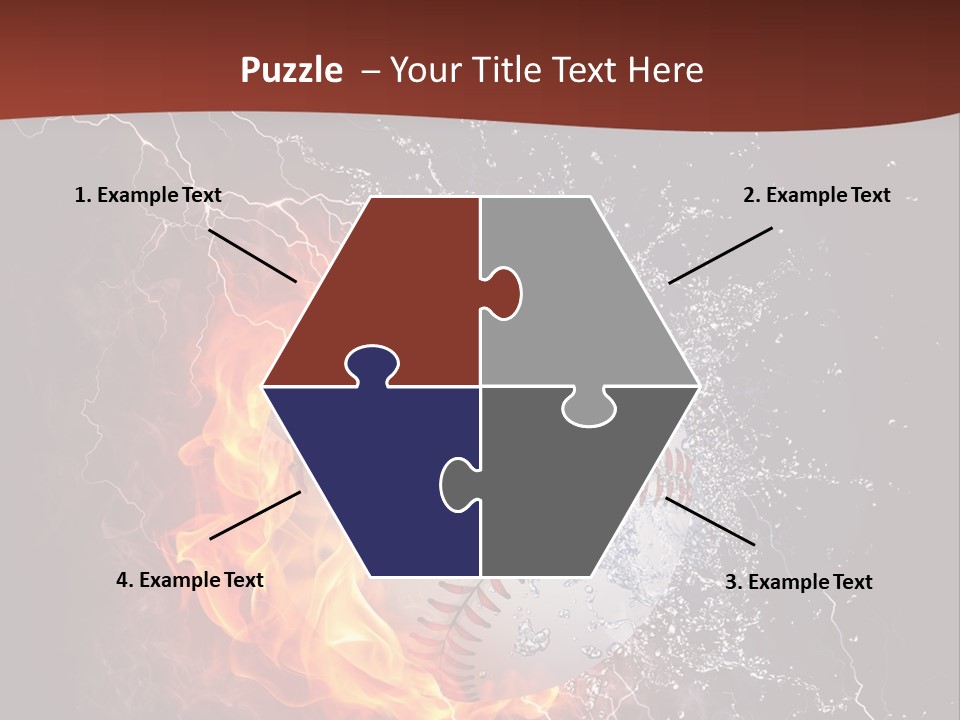 Liquid Sign Art PowerPoint Template