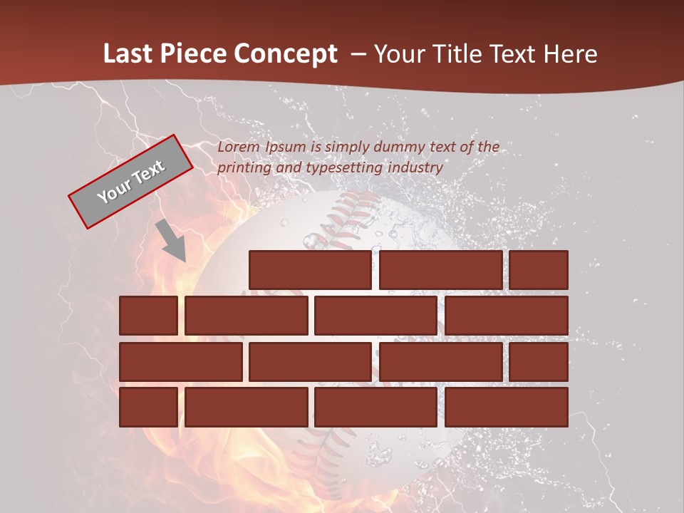 Liquid Sign Art PowerPoint Template