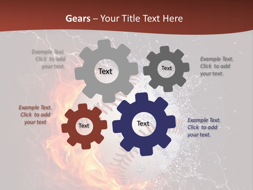 Liquid Sign Art PowerPoint Template