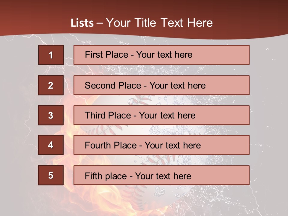 Liquid Sign Art PowerPoint Template
