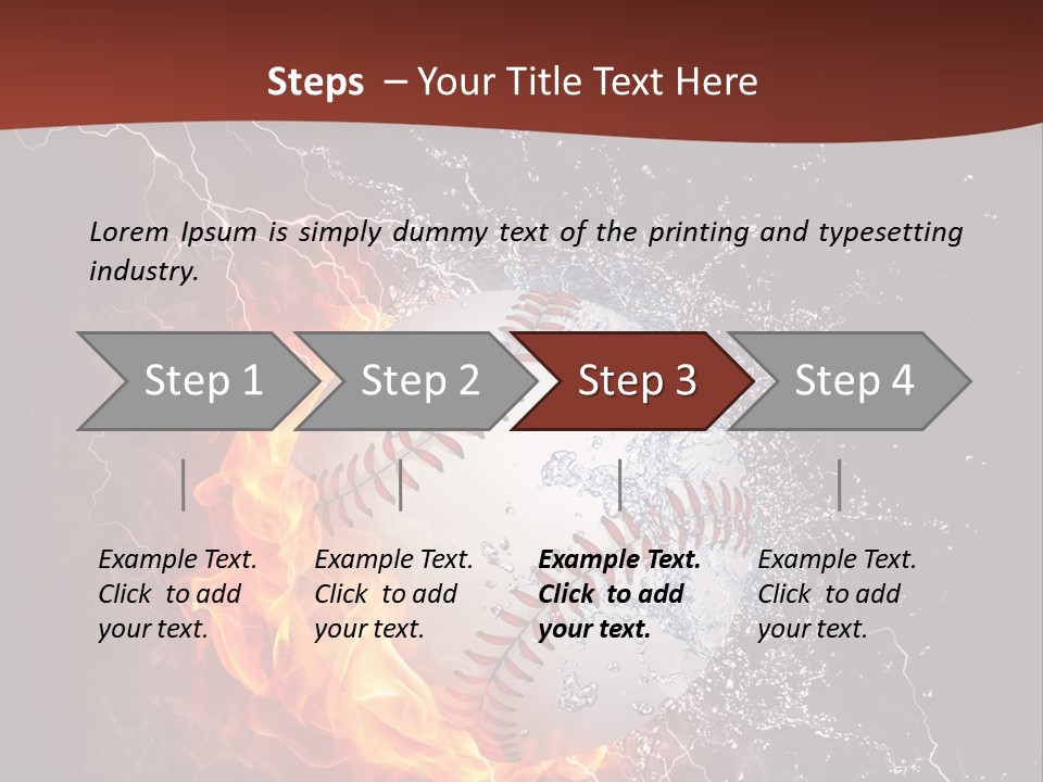 Liquid Sign Art PowerPoint Template