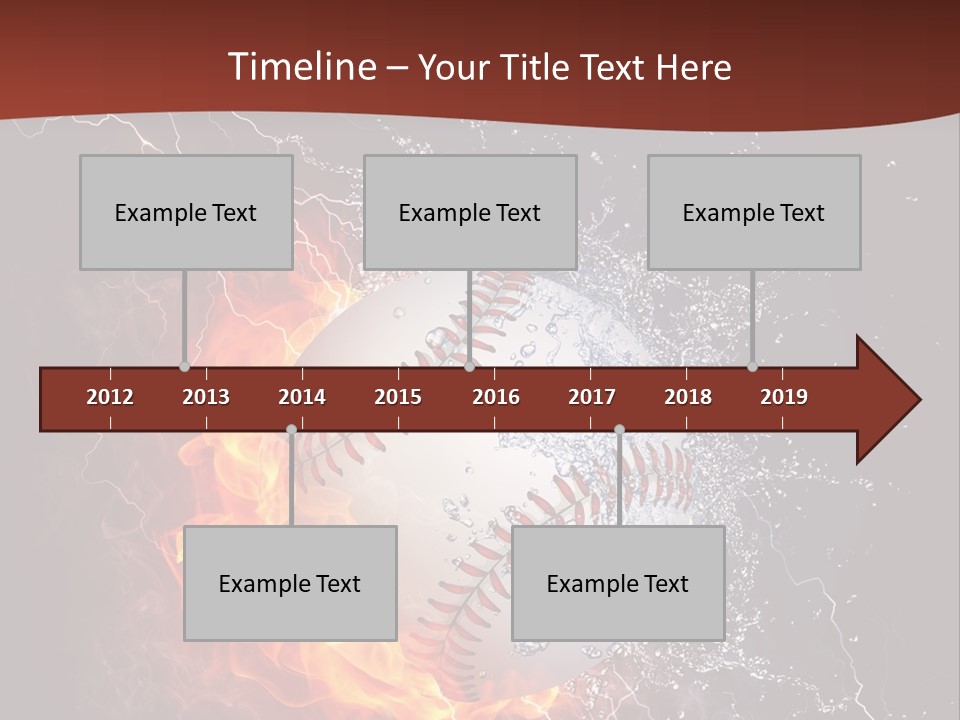 Liquid Sign Art PowerPoint Template