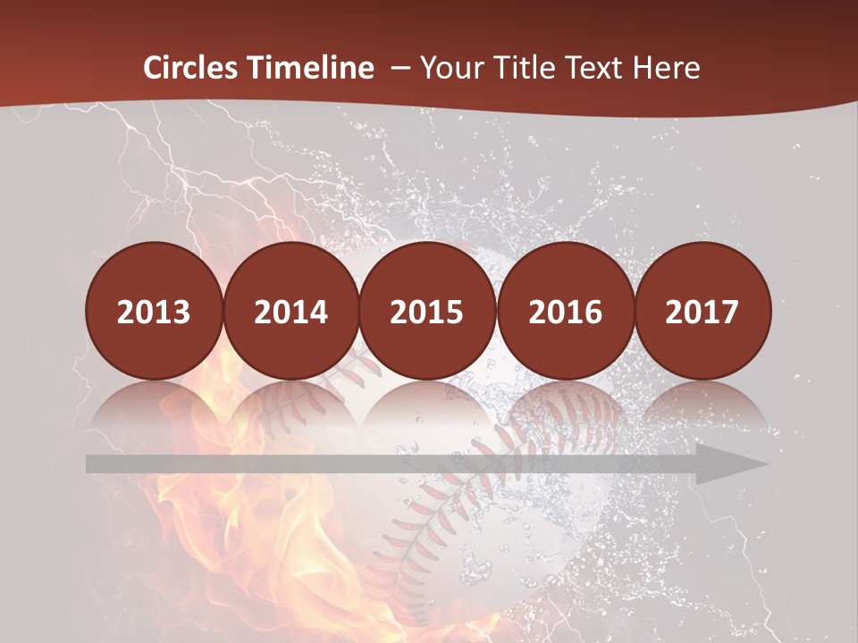 Liquid Sign Art PowerPoint Template