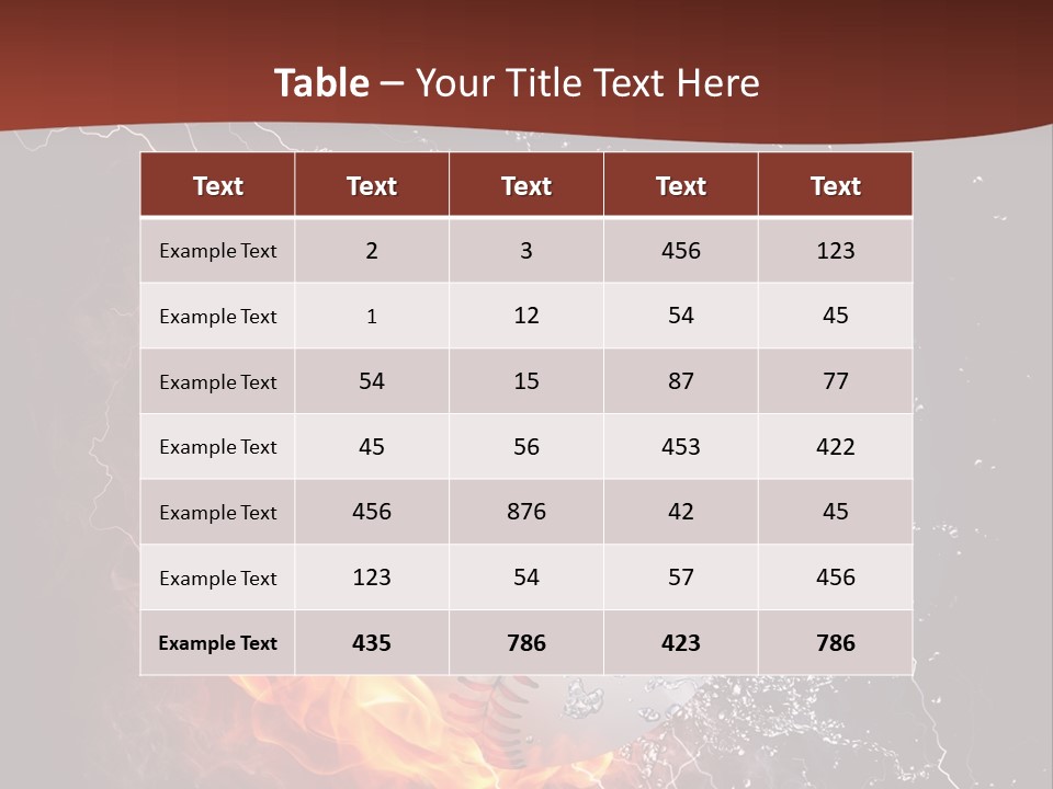 Liquid Sign Art PowerPoint Template