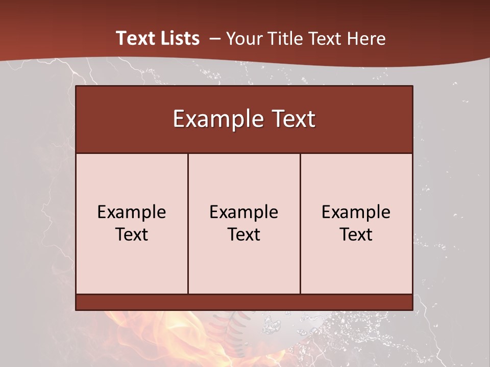 Liquid Sign Art PowerPoint Template
