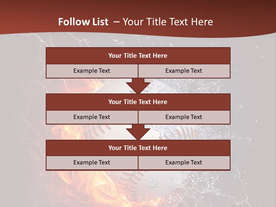Liquid Sign Art PowerPoint Template