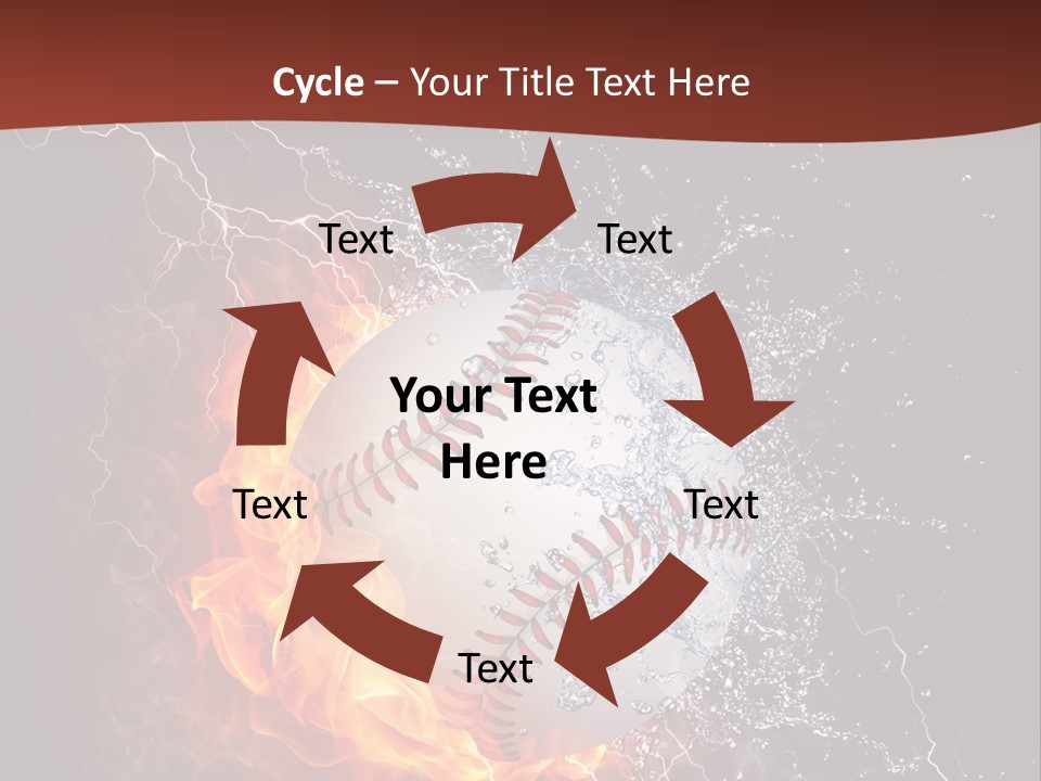 Liquid Sign Art PowerPoint Template