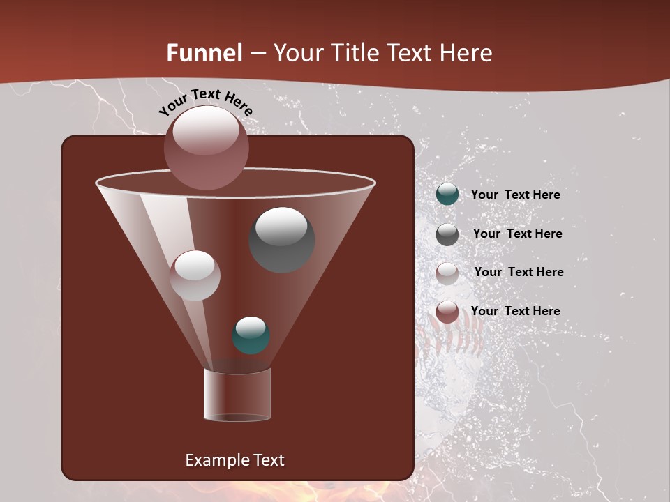 Liquid Sign Art PowerPoint Template