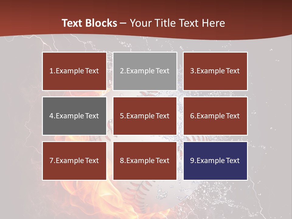 Liquid Sign Art PowerPoint Template