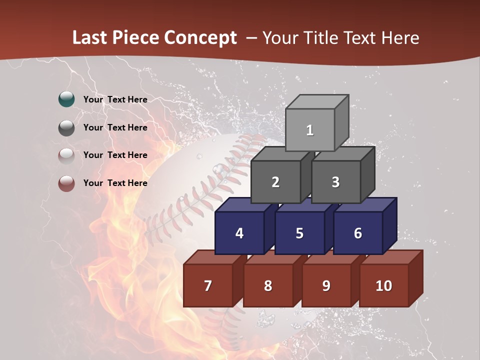 Liquid Sign Art PowerPoint Template