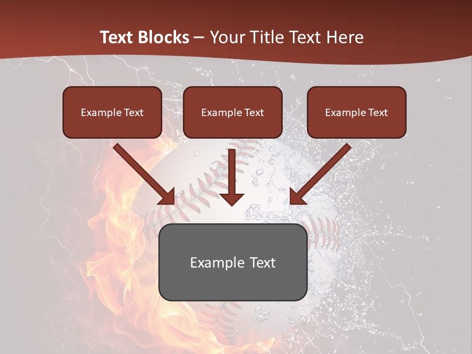 Liquid Sign Art PowerPoint Template