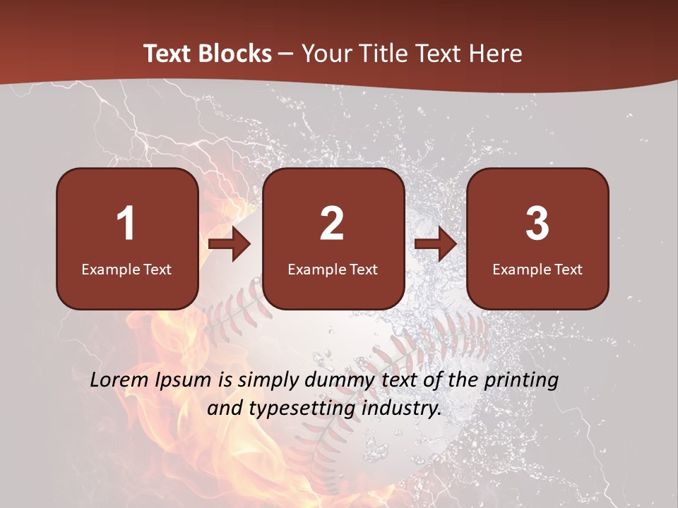 Liquid Sign Art PowerPoint Template