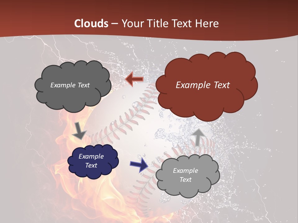 Liquid Sign Art PowerPoint Template