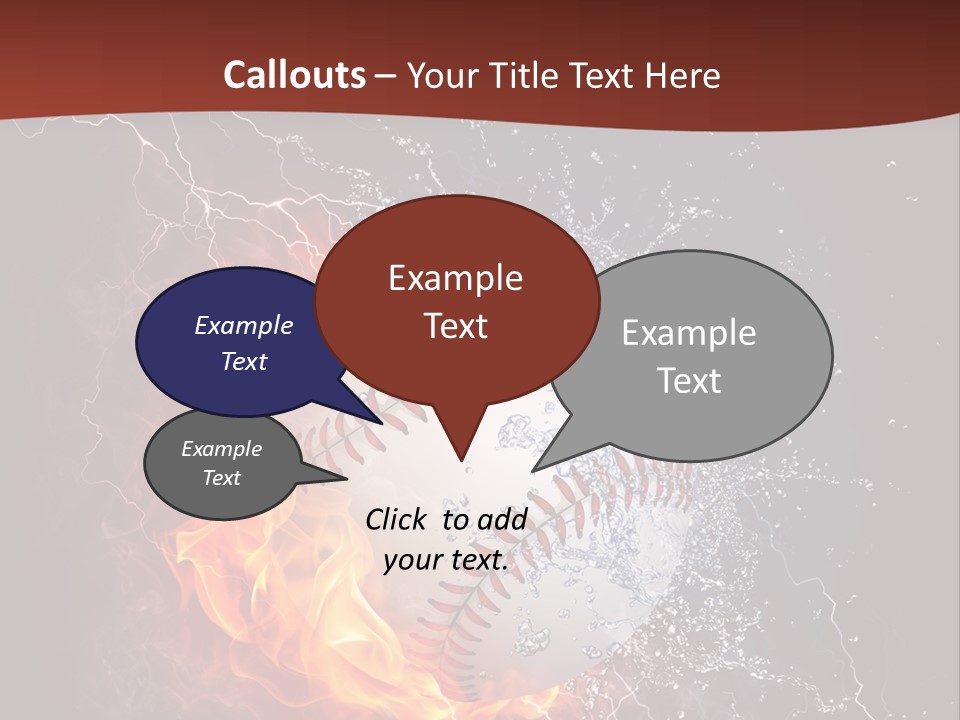 Liquid Sign Art PowerPoint Template