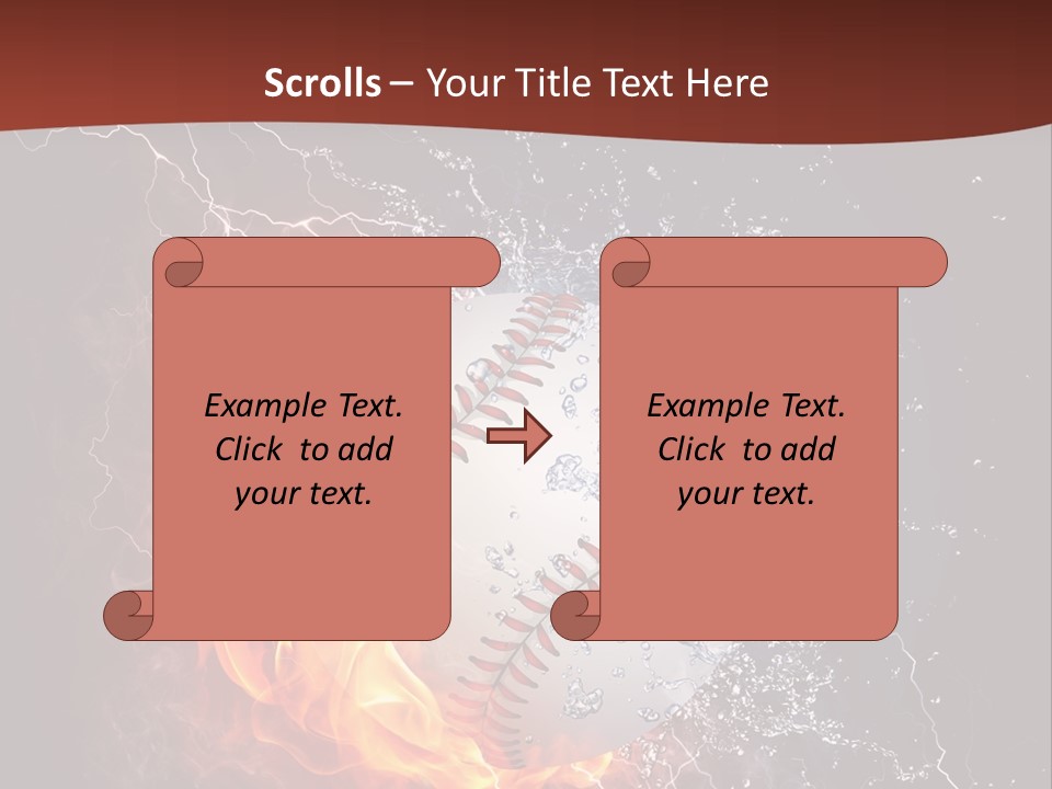 Liquid Sign Art PowerPoint Template