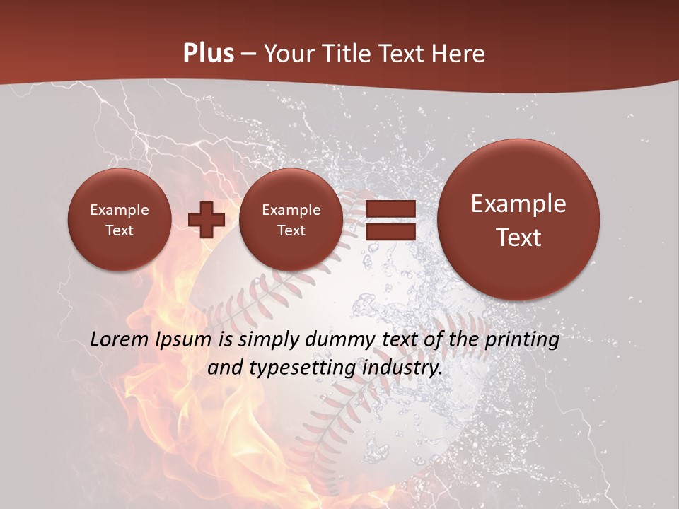Liquid Sign Art PowerPoint Template