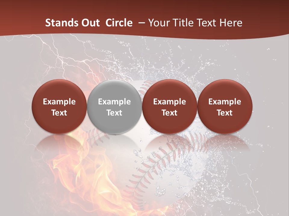 Liquid Sign Art PowerPoint Template